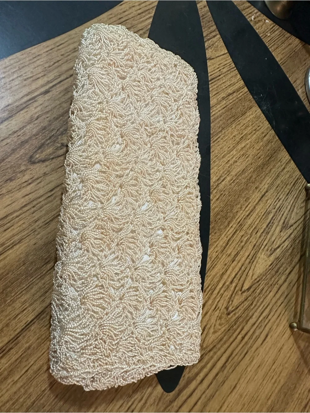 Vintage beaded clutch